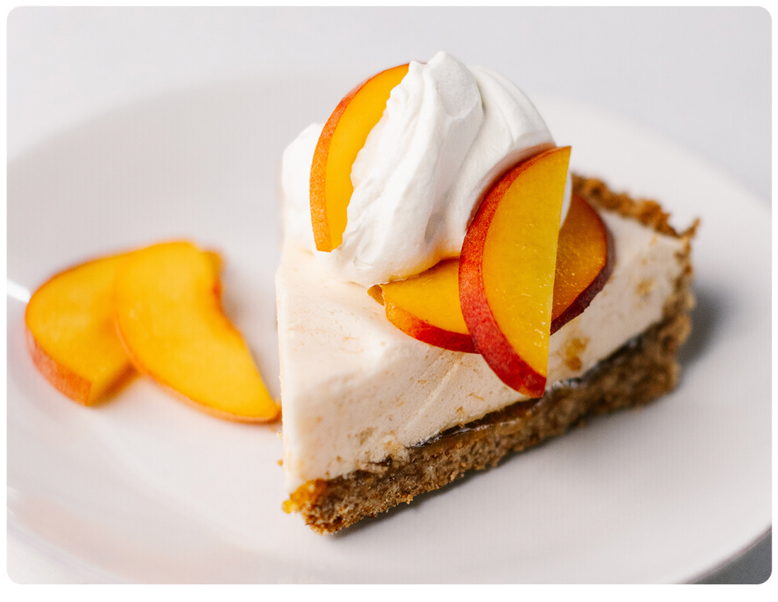 Peach Chiffon Pretzel Pie