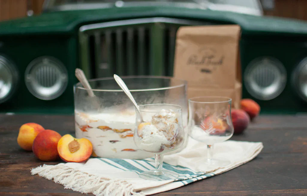 Peach Icebox Cake