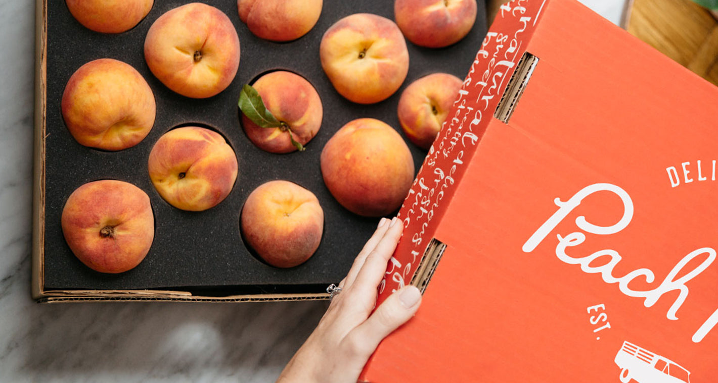 The Peach Truck Subscriptions Fresh peaches delivered to your door