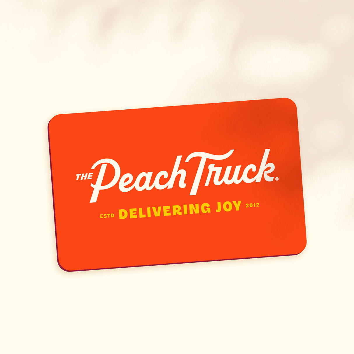 Peach Truck Gift Card