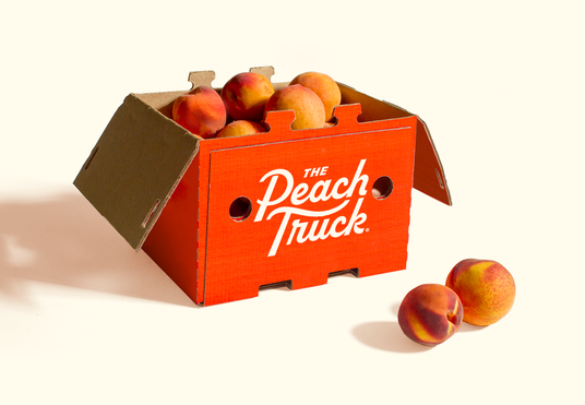 12 LB box of peaches