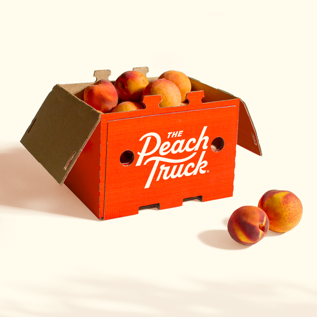 Local Pickup 12 lb Box of Peaches The Peach Truck