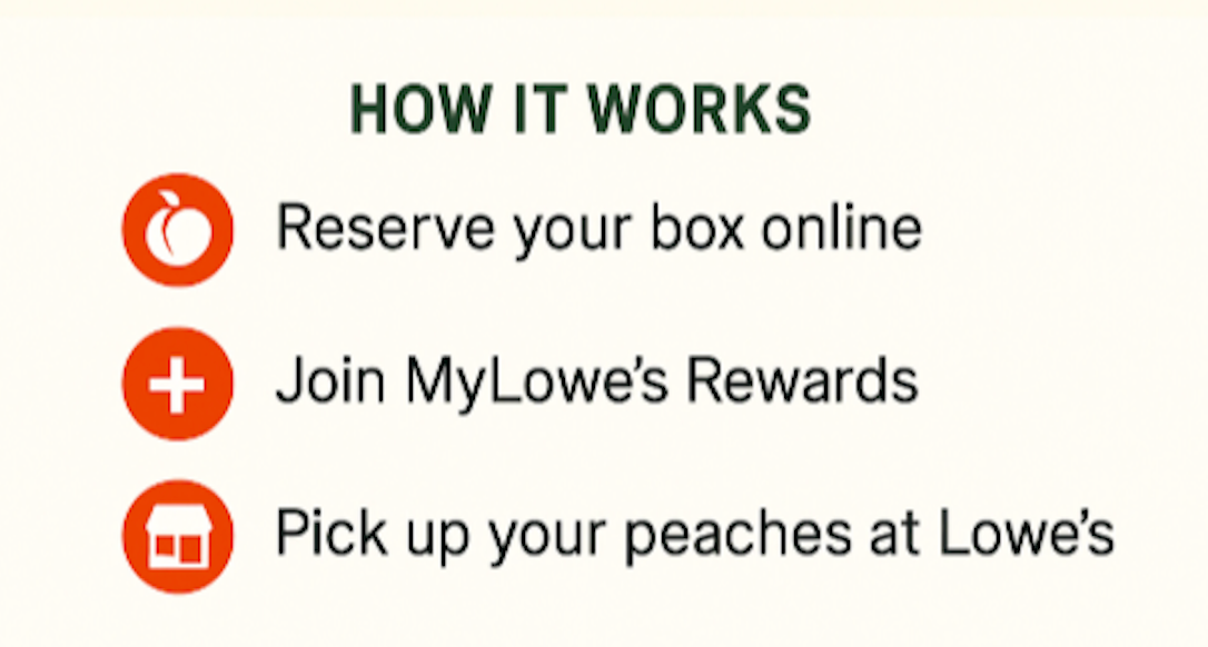 Lowe's + The Peach Truck Peach Box Giveaway
