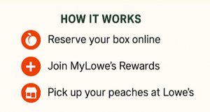 Lowe's + The Peach Truck Peach Box Giveaway